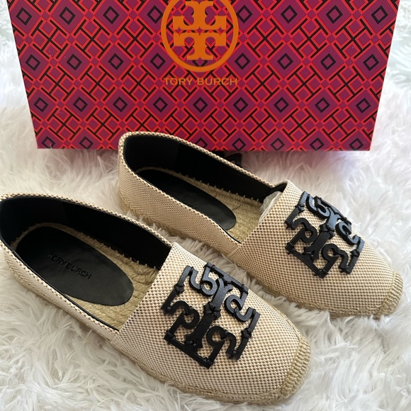 NEW! TORY BURCH CANVAS ESPADRILLES - Picture 2 of 6